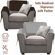 3Pcs Sofa Armrest Cover Headrest Cover Polyester Recliner Chair Arm Cover BO - Toronto - Canada