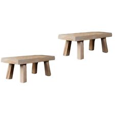 2 Pack Small Houseplants Bench Decoration Flower Pot Wooden Chair Child