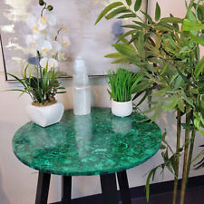 Green Malachite Stone Coffee Table Top Handmade Kitchen Furniture Garden Decors