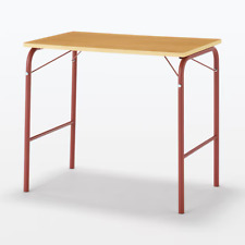 MUJI Foldable Wood x Steel Pipe Table Dark Red 31 x 19 x 27 in FedEx - Toronto - Canada