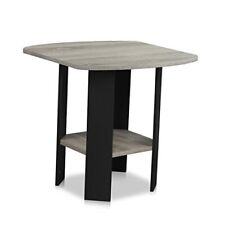 Simple Design End/SideTable, 1-Pack, French Oak Grey/Black French Oak/Black - Mumbai - India