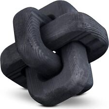 Black Wooden Knot Bohemian Decoration Hand-Carved Coffee - Mumbai - India