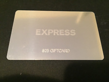 EXPRESS Classic Logo on Silver ( 2004 ) Foil Gift Card ( $0 - NO VALUE )