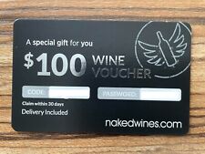 $100 Wine Voucher / Gift Card Nakedwines.com