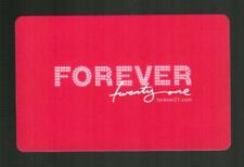 FOREVER 21 White Logo on Pink 2008 Gift Card ( $0 )