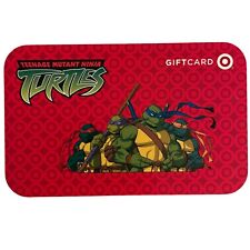 Teenage Mutant Ninja Turtles Target Gift Card Retired Style 2003 NO VALUE TMNT