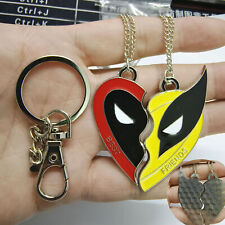 5-6CM Deadpool 3 Wolverine Best Friends Pendant Necklace Women Jewellery +Chain