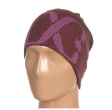 DC Beanie Hat Winter Knit Hat Unisex Burgundy