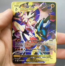 NEW Pokemon Cards Lucario VMAX TCG Metal Pokémon Card 10000 HP Fast Shipping