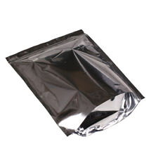100x Shiny Silver Foil Standing Zip Lock Bags 8.5x11.75in (Free 2-Day Shipping)