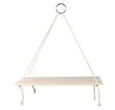 Wooden Wall Rope Hanging Shelf- Size 13.37 x .027 x 5.2 in - Toronto - Canada