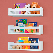 Home Experts YVM Set of 3 White Floating Shelves for Wall, Wall-Mounted Bookshel - Toronto - Canada