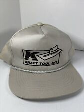 Kraft Tool Co Construction Adjustable Hat Workwear Cap Gray SnapBack