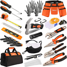 95 PCS Kids Real Tool Set, Boys Small Real Hand Tools Kit, Children Construction