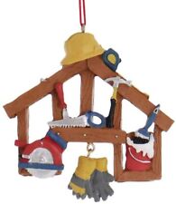 Kurt Adler Construction Tools Resin Ornament