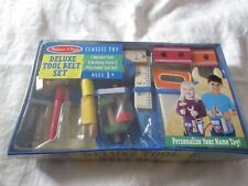 Melissa & Doug New DELUXE TOOL BELT SET toy SEALED construction tools 14 pc