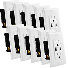4.8A TypeC USB Outlet Quick Charge 3.0 with Smart Chip 15 Amp TR Receptacle × 10 - South El Monte - US