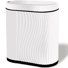 Bathroom Trash Can with Lid Automatic Garbage Can, 2 Gallon Slim Smart Trash ... - Eugene - US