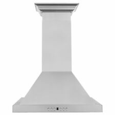 ZLINE 24 WALL RANGE HOOD STAINLESS STEEL BLUETOOTH CROWN MOLDING KBCRN-BT-24 - US"