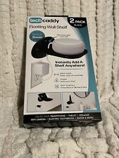 Tech Caddy Floating Space Saving Smart Device Wall Shelf - WHITE OR BLACK - 2 pk - Highland Park - US