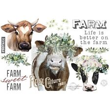 Prima Redesign Golden Fields Farm Furniture Craft Transfer Rub On 24x35