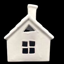 House Votive Holder pure white glaze minimalist decorate It Cool EUC - Toronto - Canada