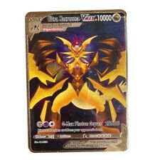 NEW Pokémon 10000point Metal Cards TCG Arceus VMAX Golden Pokemon Gifts For Kids
