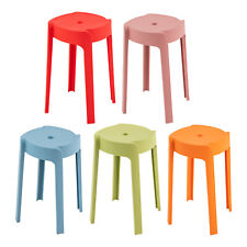 5PCS Plastic Bar Stacking Stools For Kids Students Classroom Home Kitchen Garden - Mumbai - India