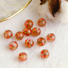 10mm Moonlight Fragmented Flower Plastic Beads Earrings Bracelet Accessories