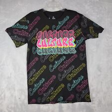 Bailey Apparel Launder Tee Shirt Size M Black Mens Culture Logo Multicolor