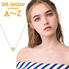 Fashion Women Gift 26 English Letter Name Chain Pendant Necklaces Jewelry