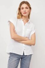 Brand New Rails Whitney Shirt - White $158