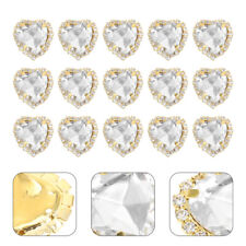 20 Pcs Four Hole Sewing Drill Crystal Accessories Claw Rhinestone Paw Ornament