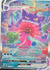 Gengar VMAX 271/264 Gold Metal Pokemon Card Collectible Gift Display