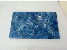 36x24" Blue Agate Gemstone Center Dining Table Morden Interior Furniture Decors"