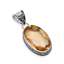 Morganite Ethnic Handmade Antique Design Pendant Jewelry NP 032