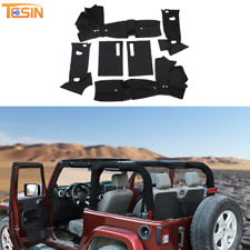 Oxford Cloth Roll Bar Padding Cover Kit For Jeep Wrangler JK 2-Door Accessories