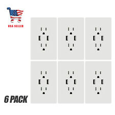 Outlet with USB High Speed Charger 4.8A Charging Capability, USB outlet 6pack - Houston - US