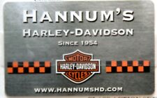 Hannum's HARLEY-DAVIDSON GIFT CARD ~ Value $369.20 **READ