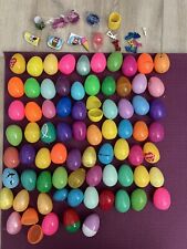 85 Fillable Easter Plastic Eggs Hunt. Various Sizes Colors Include 17 Small Toys - Tampa - US