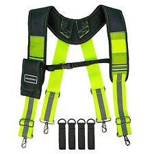 Reflective Safety Suspenders Tool Belt Suspenders Construction Work Suspenders W