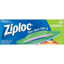 Ziploc Sandwich Food Storage Bag (40-Count) 71139 Ziploc 71139 025700711391