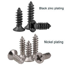 M2 M2.3 M2.6 M3 Nickel BK zinc Countersunk Flat-head Self Tapping Wood Screws - CN