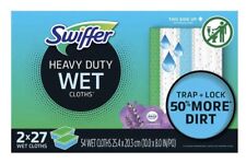 Swiffer Sweeper Heavy Duty Wet Cloths, Lavender, 54-count Cleaning Supplies USA