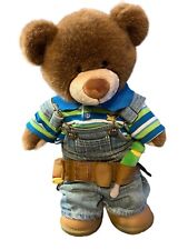 Build-A-Bear Carpenter Construction Plush Tool Belt Tools Overalls Work Boots