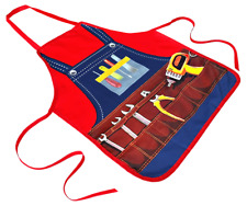 Construction Tool Belt Full Body Apron for Toddler Kids