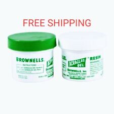 Brownells Acraglas Gel 4oz. Bedding Resin & Hardener Only & Instructions SAVE!!!