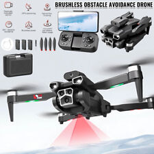 Ikaufen Drone 8K Brushless HD Triple Camera Intelligent Obstacle Quadcopter US