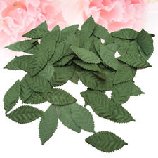 100 Pcs DIY Floral Wreath Green Accessories Craft Leaves Crafts