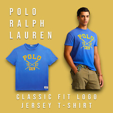 Polo Ralph Lauren Classic Fit Logo Jersey T-Shirt Blue Men's Size Medium _A2